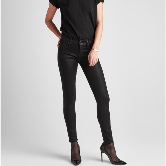 Hudson black coated skinny jeans - Picture 4 of 4